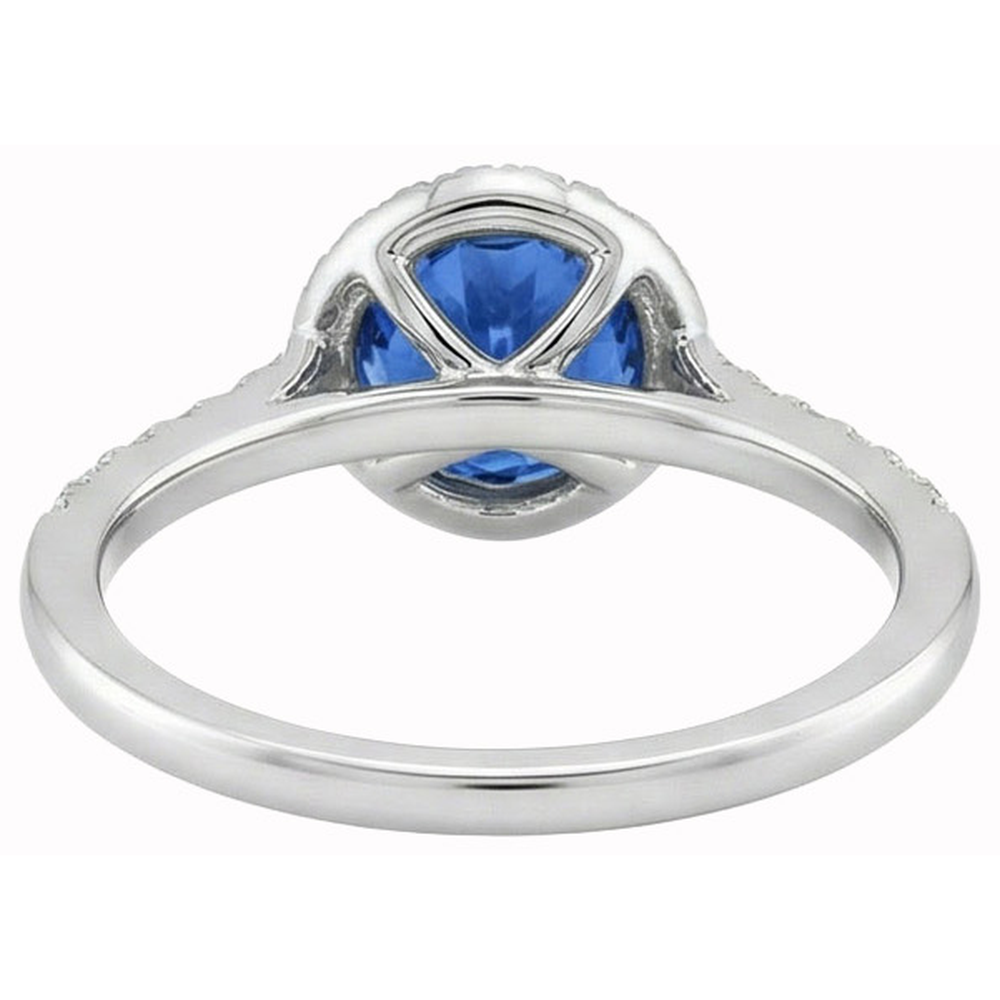 echter round diamant 3Karat ring auf Weiß