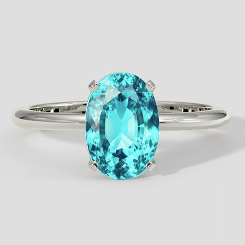 Ring Paraiba Turmalin 2,50 Karat Ovalschliff