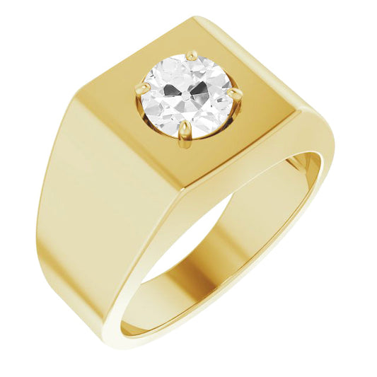 Hochwertiger Diamant Herrenring 1,50 Karat – Hauptansicht