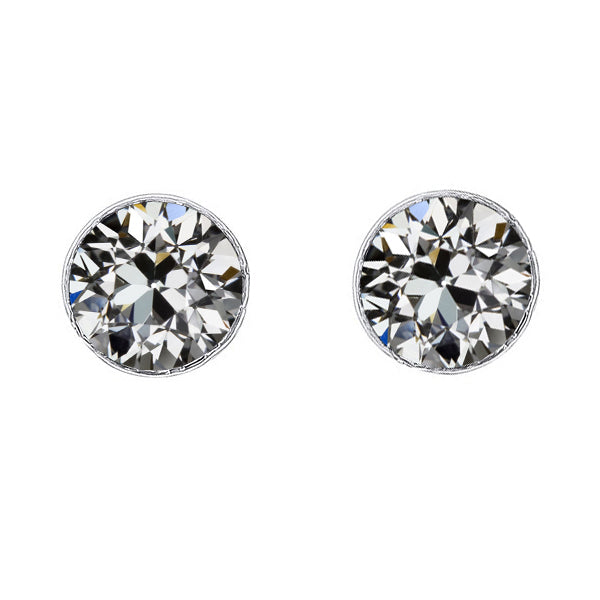Natürlicher Diamant Ohrhänger – Hauptansicht