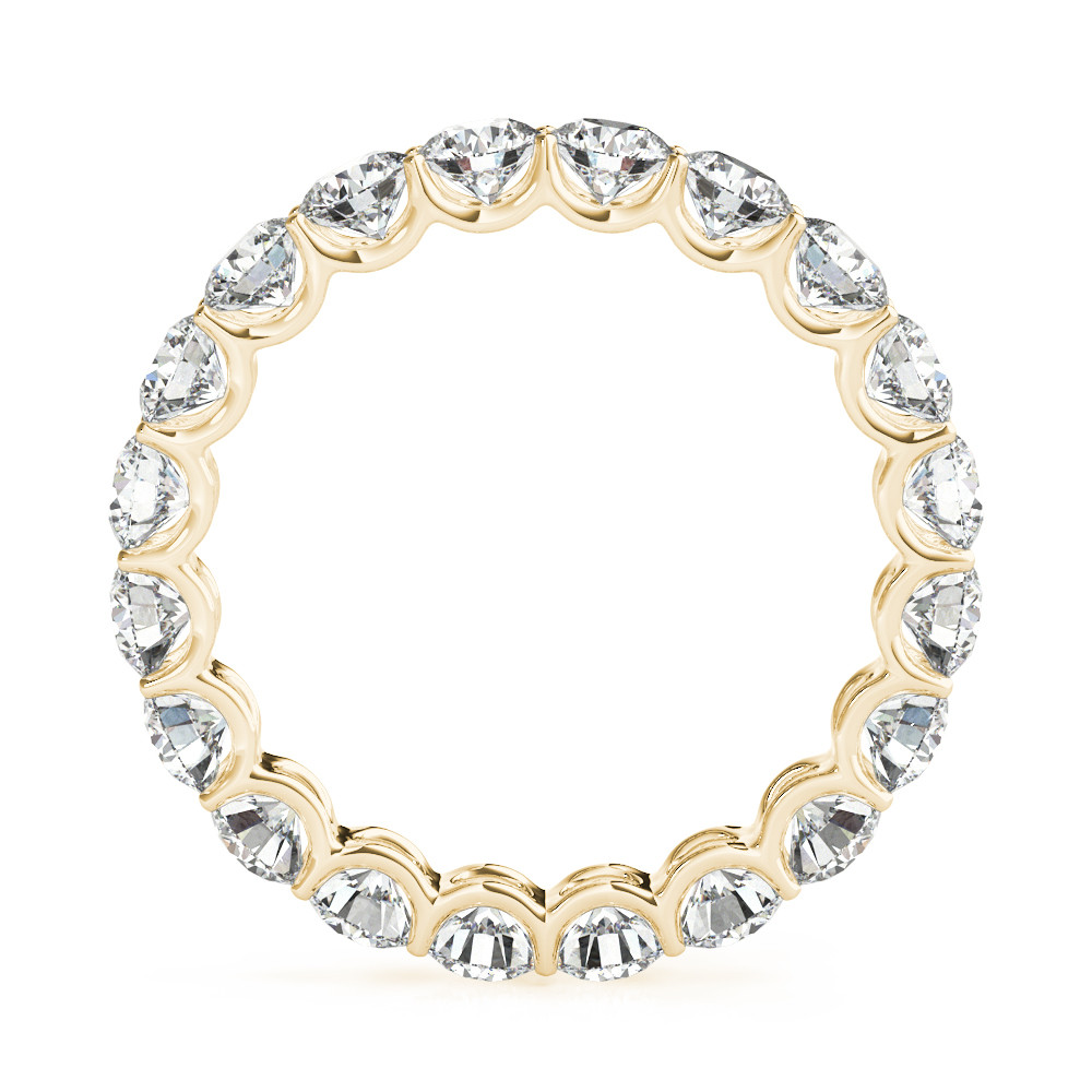 Edler Diamant Eternity Band – Seitenansicht