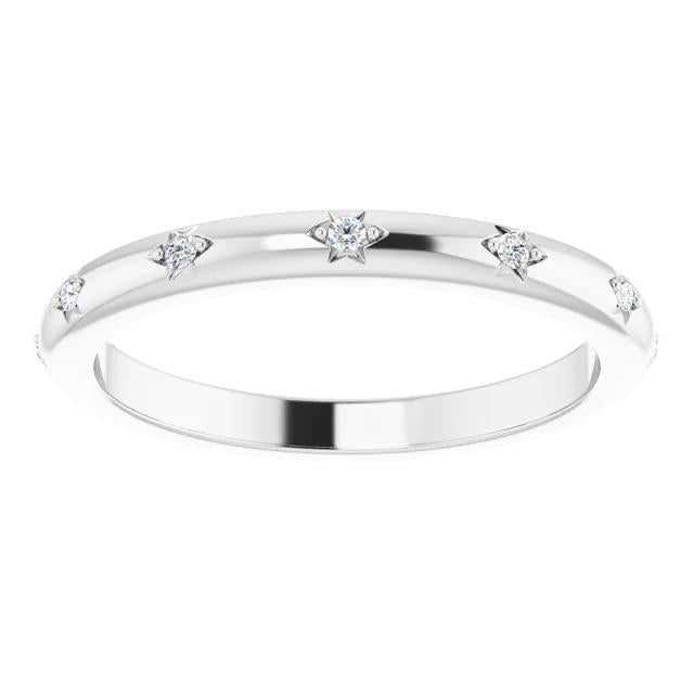 Runder Echt Diamant Ewigkeitsband 0.30 Karat