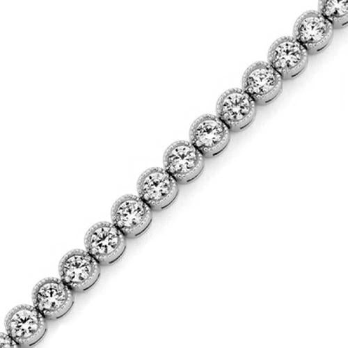 echter round diamant 0.12Karat armband Vorderansicht