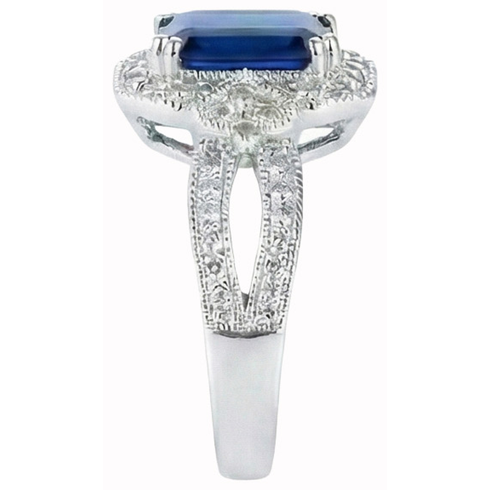 echter emerald smaragd 3.5Karat ring Profilansicht
