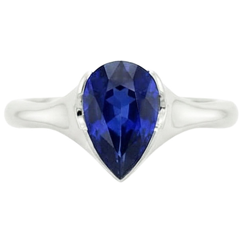 echter round diamant 3Karat ring Profilansicht