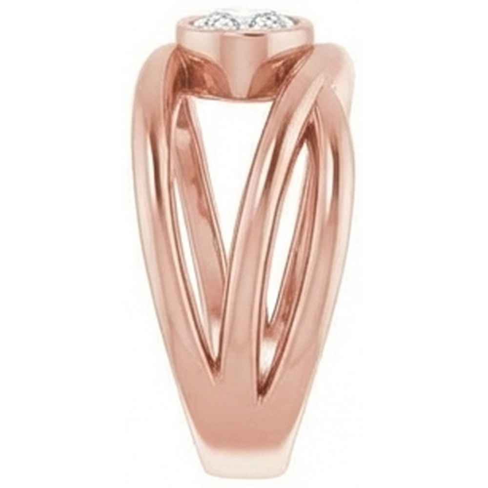 Solitaire Oval alter Bergmann Diamantring Lünette mit geteiltem Schaft 2,50 Karat