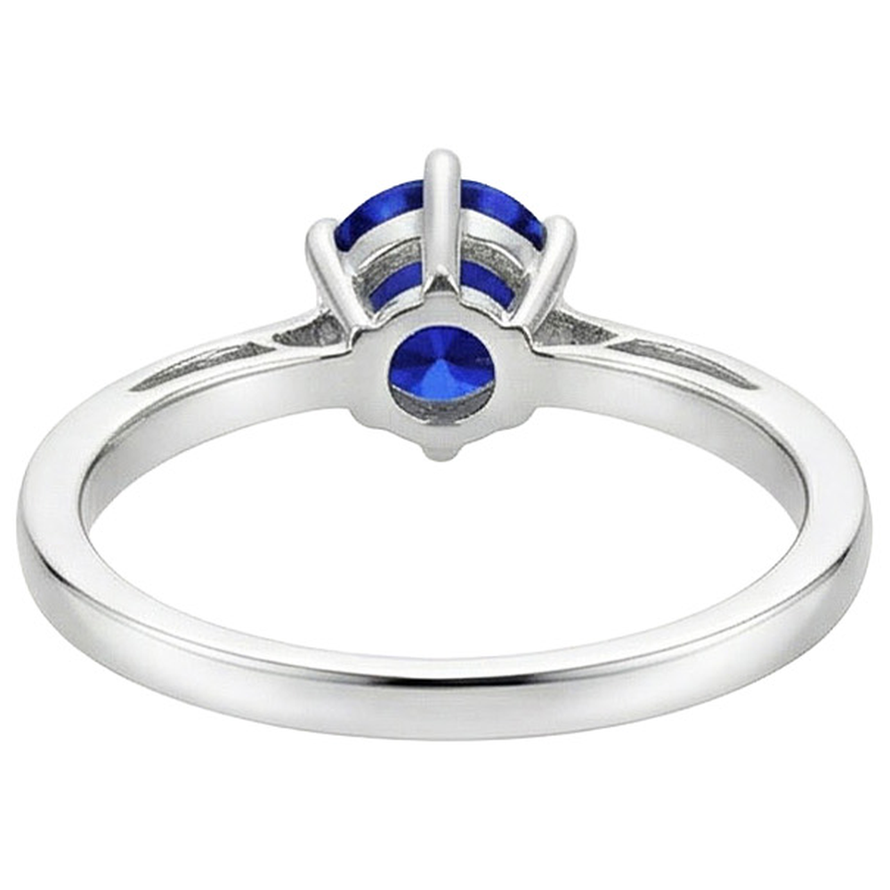 echter round diamant 2.50Karat ring Profilansicht