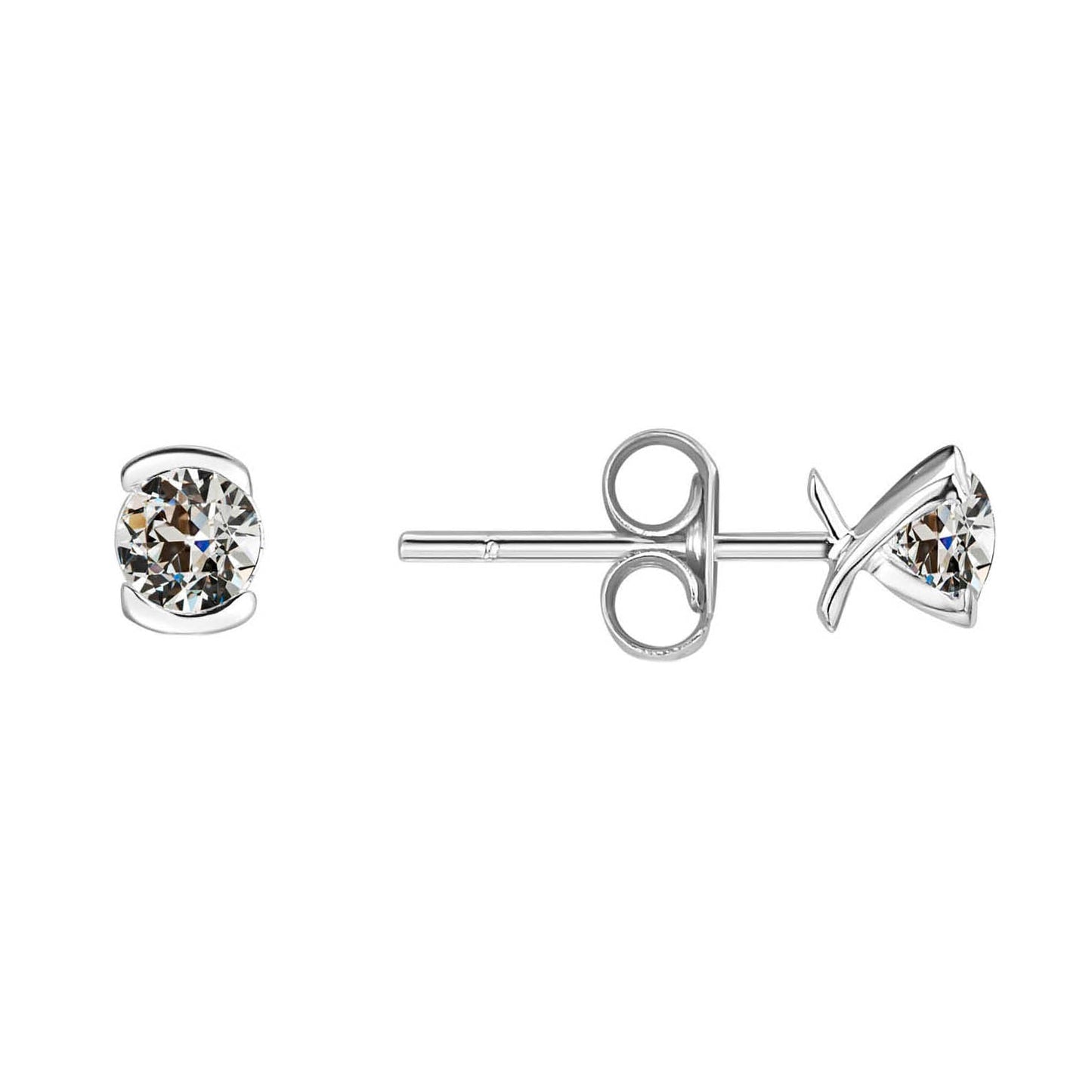 Natürlicher Diamant Ohrhänger – Hauptansicht