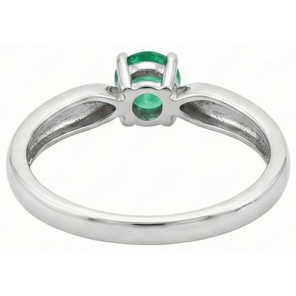 echter round diamant 2.50Karat ring auf Weiß