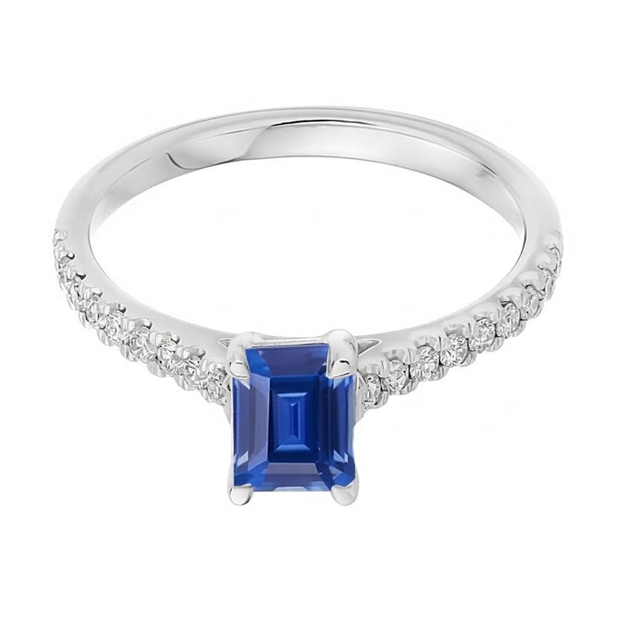 echter round diamant 2.50Karat ring Profilansicht