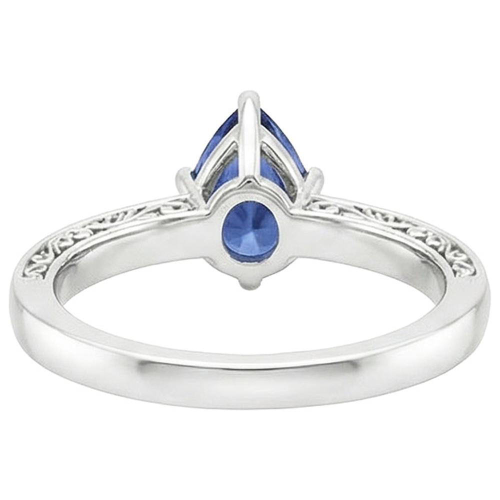 echter round diamant 4Karat ring Detailansicht