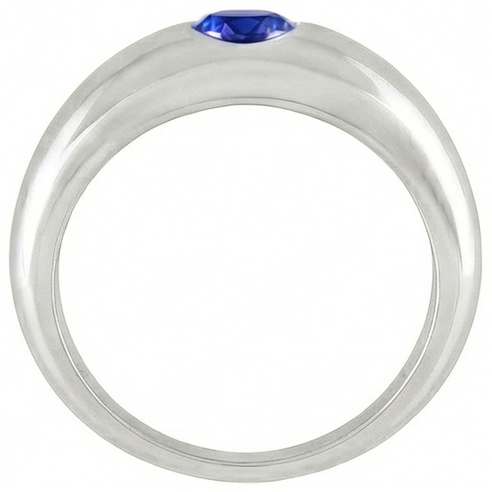 echter round diamant 1Karat ring auf Weiß