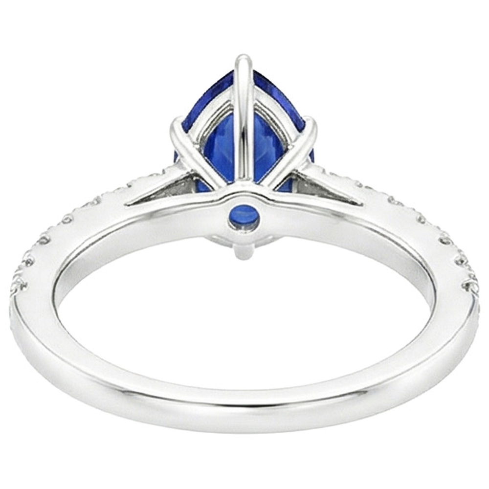 echter round diamant 5.25Karat ring Detailansicht