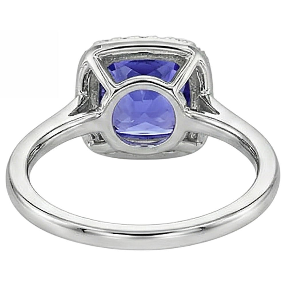 echter round diamant 7.75Karat ring mit Diamantbesatz