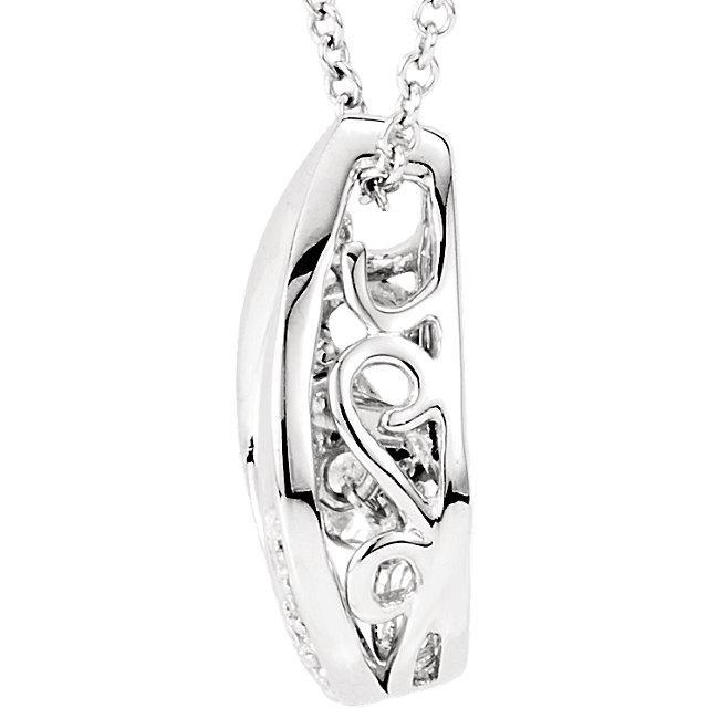 Tear Drop Natürliche Diamant Halskette 2,50 Karat Weißgold 14K