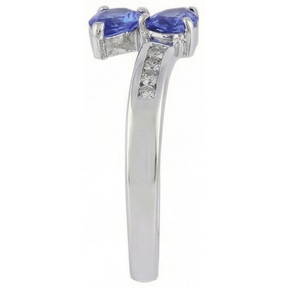 echter round diamant 2.20Karat ring Profilansicht
