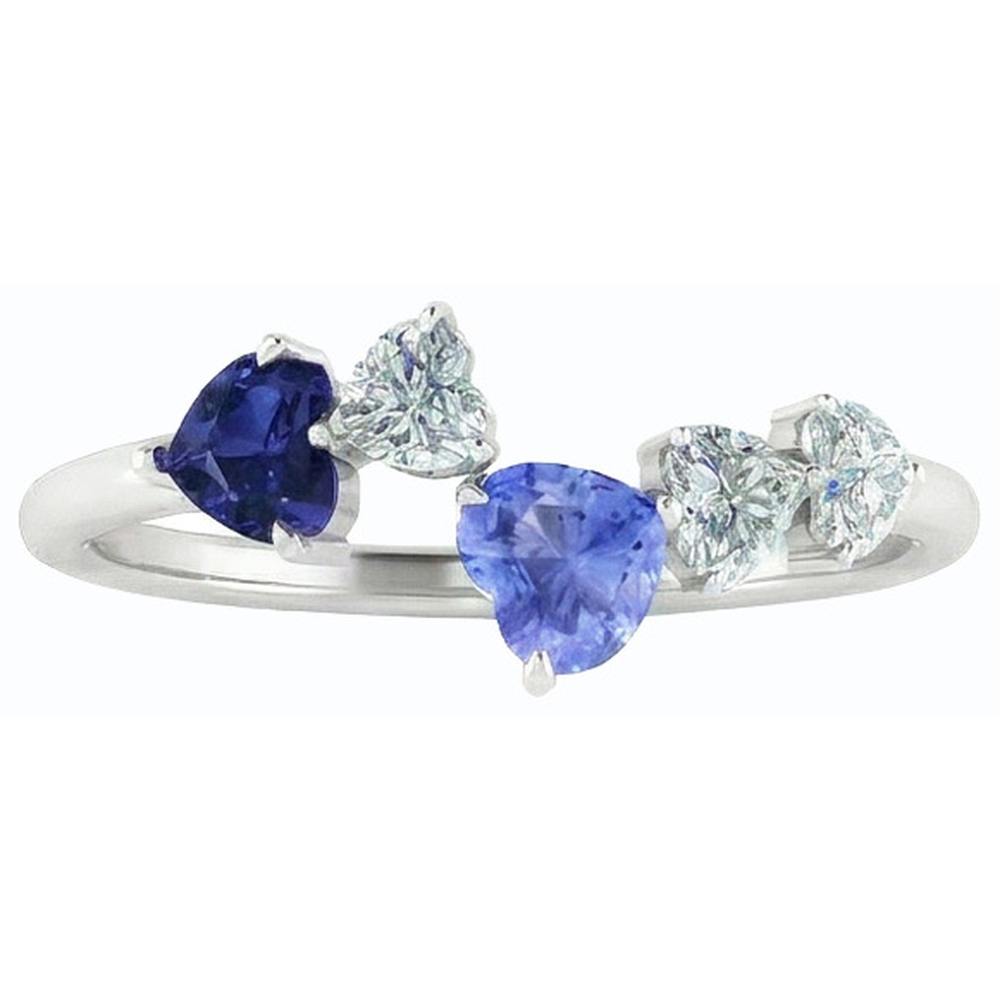 echter round diamant 3.50Karat ring auf Weiß