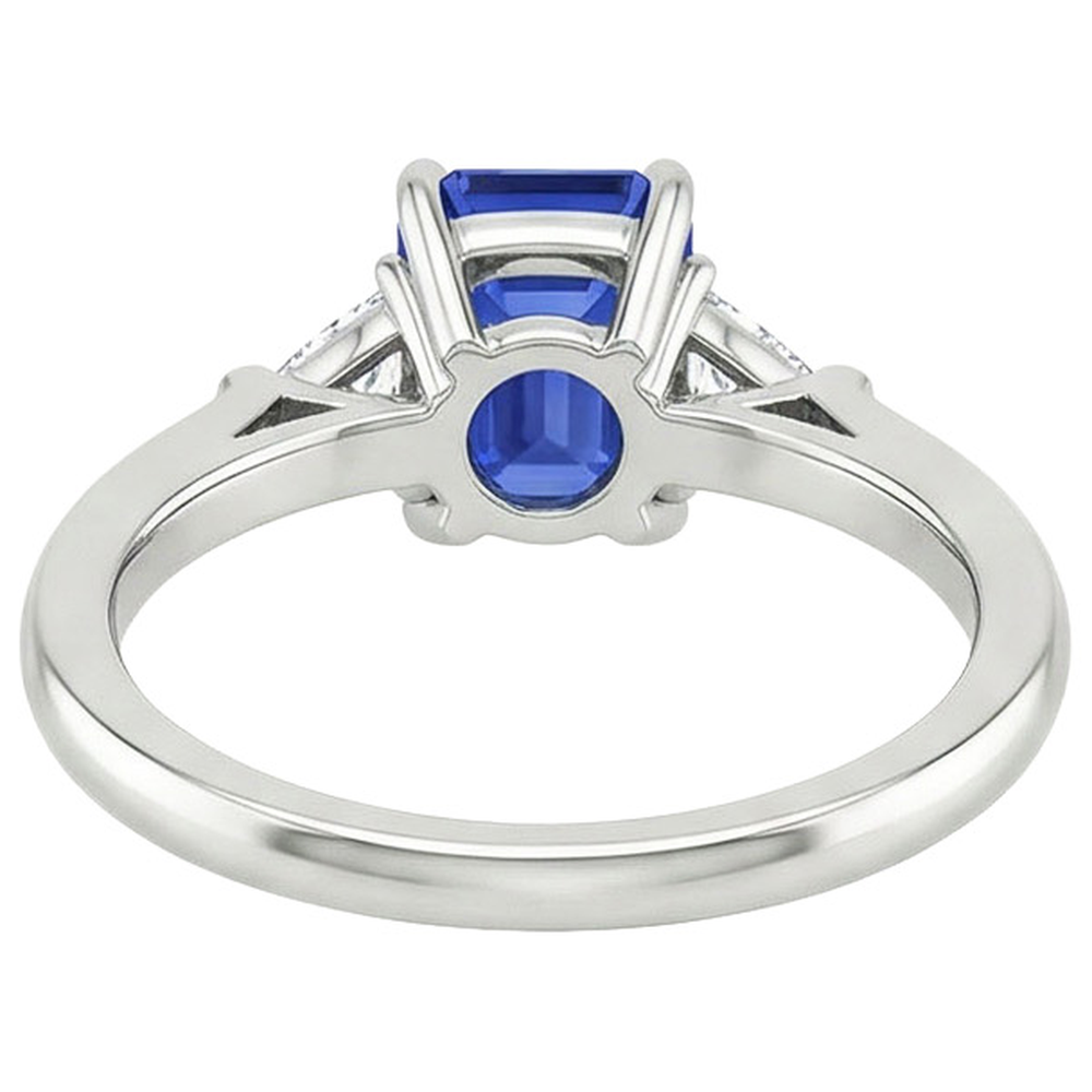 echter trillion diamant 3.25Karat ring Detailansicht