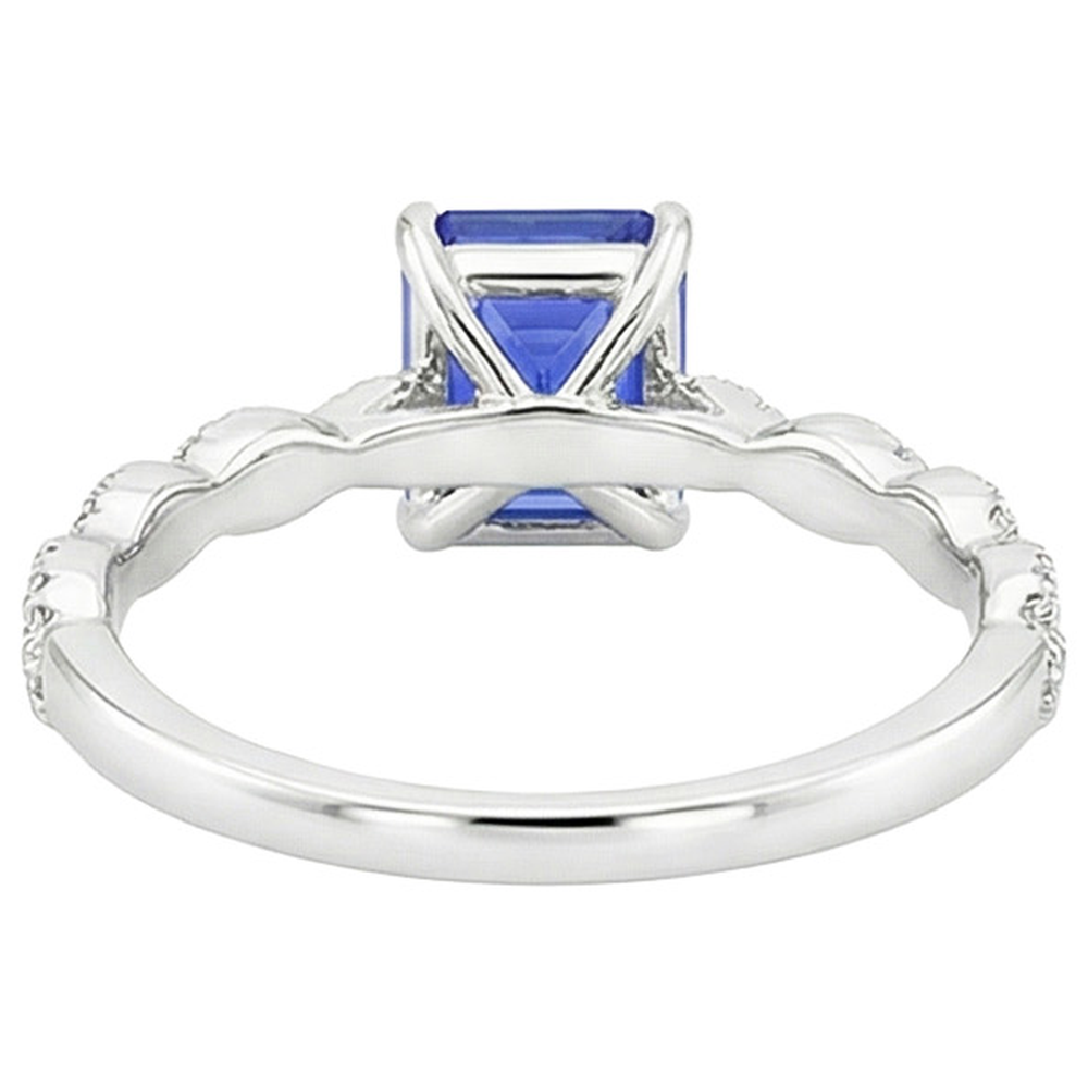 echter round diamant 4.50Karat ring Detailansicht