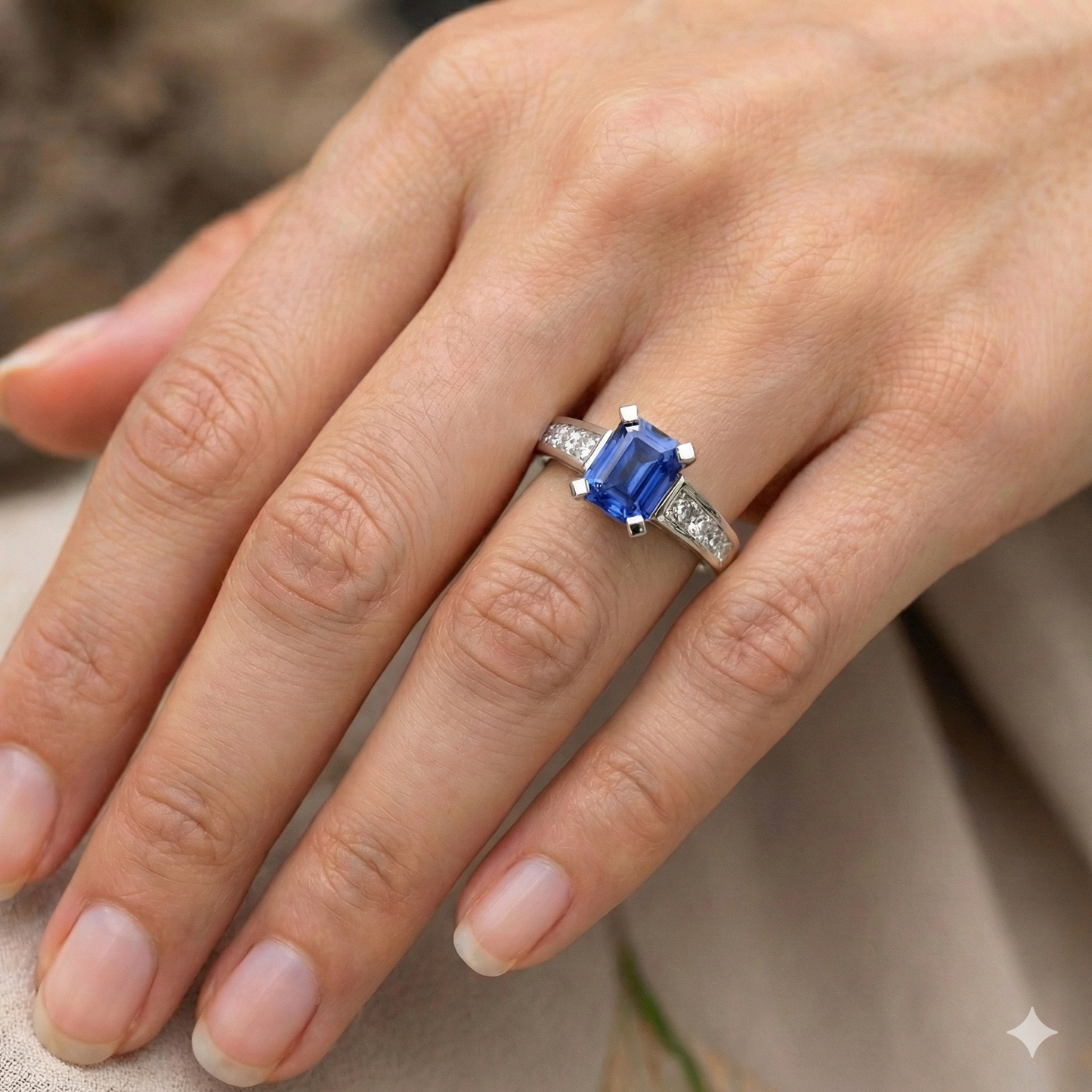 echter round diamant 3Karat ring mit Diamantbesatz