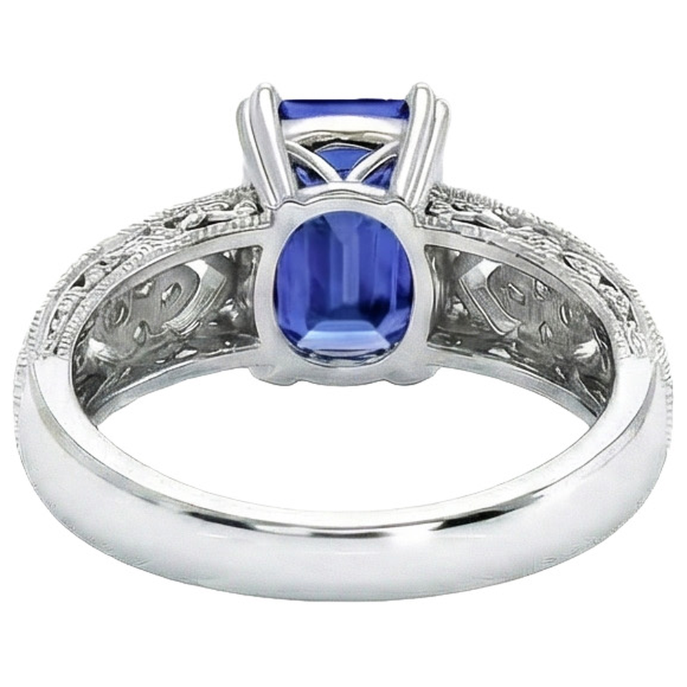 echter round diamant 9.75Karat ring auf Weiß