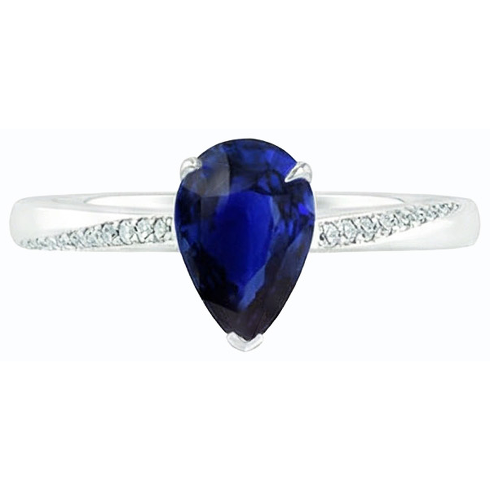 echter round diamant 2.50Karat ring auf Weiß