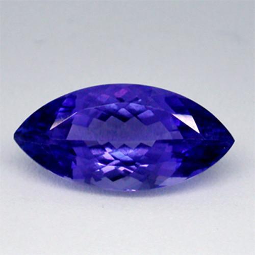Blauer Tansanit Loose Sapphires Natural 3-Karat Gold – Hauptansicht