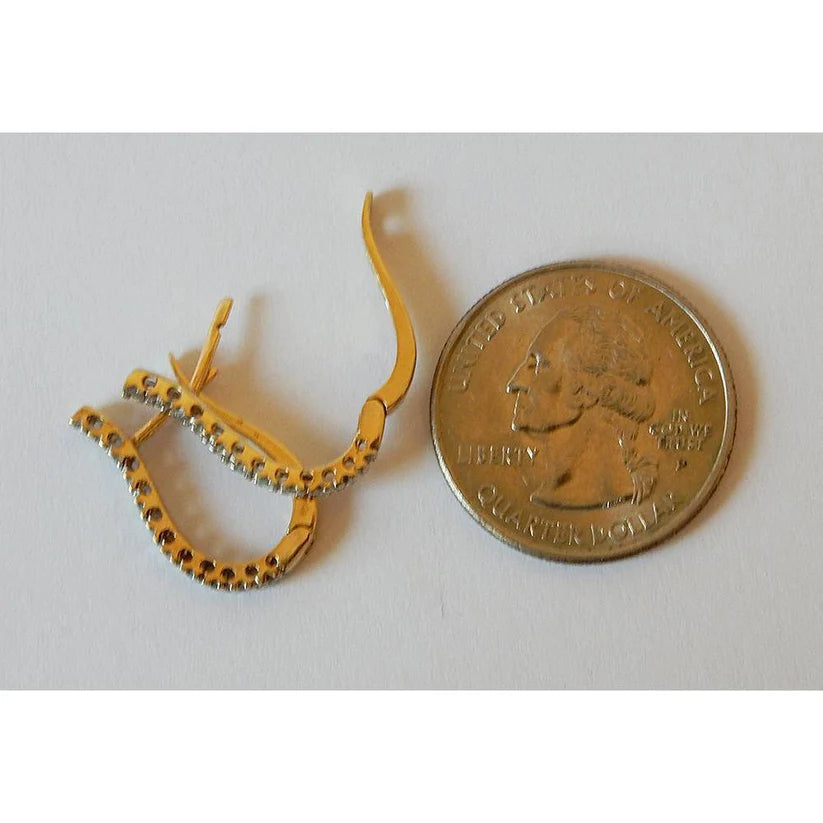 Natürliche Diamant-Creolen rund 0.5 Karat