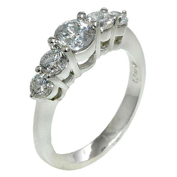 Brillantschliff Edler Diamant Ring in 14 Karat Roségold – Hauptansicht