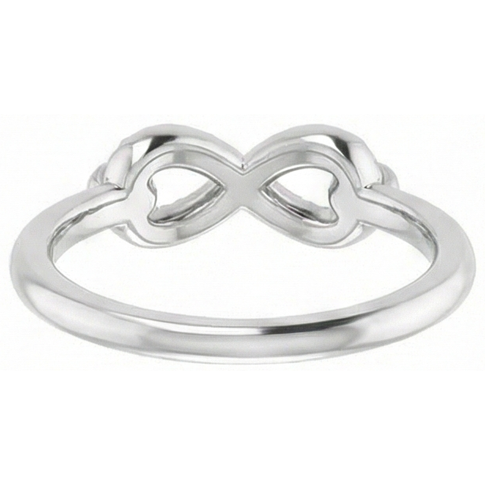 Grüne Smaragde Jubiläum Ehering 0,25 Karat Infinity Schmuck Neu