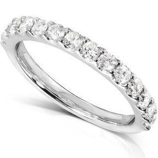 echter round diamant 2.80Karat memoire-ring Vorderansicht