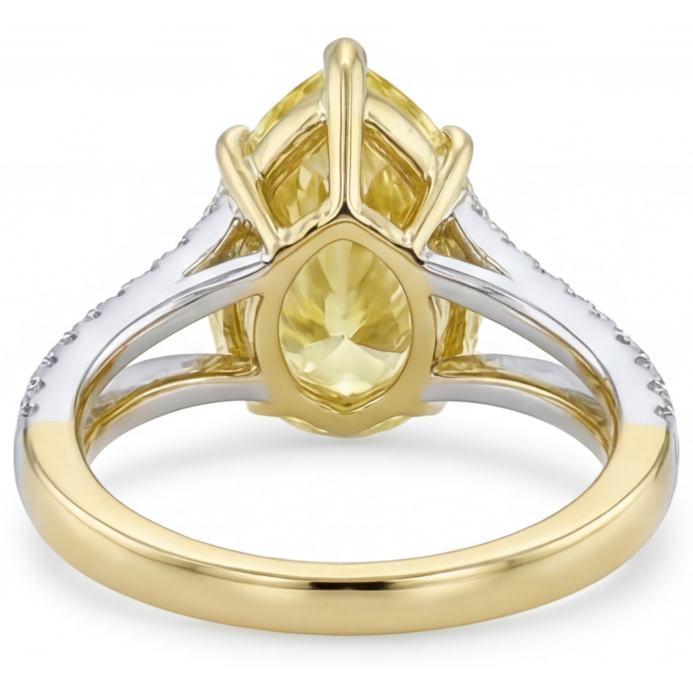 Hochwertiger Statement-Ring 1,75 Karat – Profilansicht