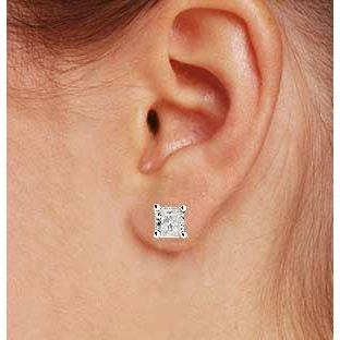 Radiant Cut 4.00 Ct Echte Diamanten Damen Weißgold 14K