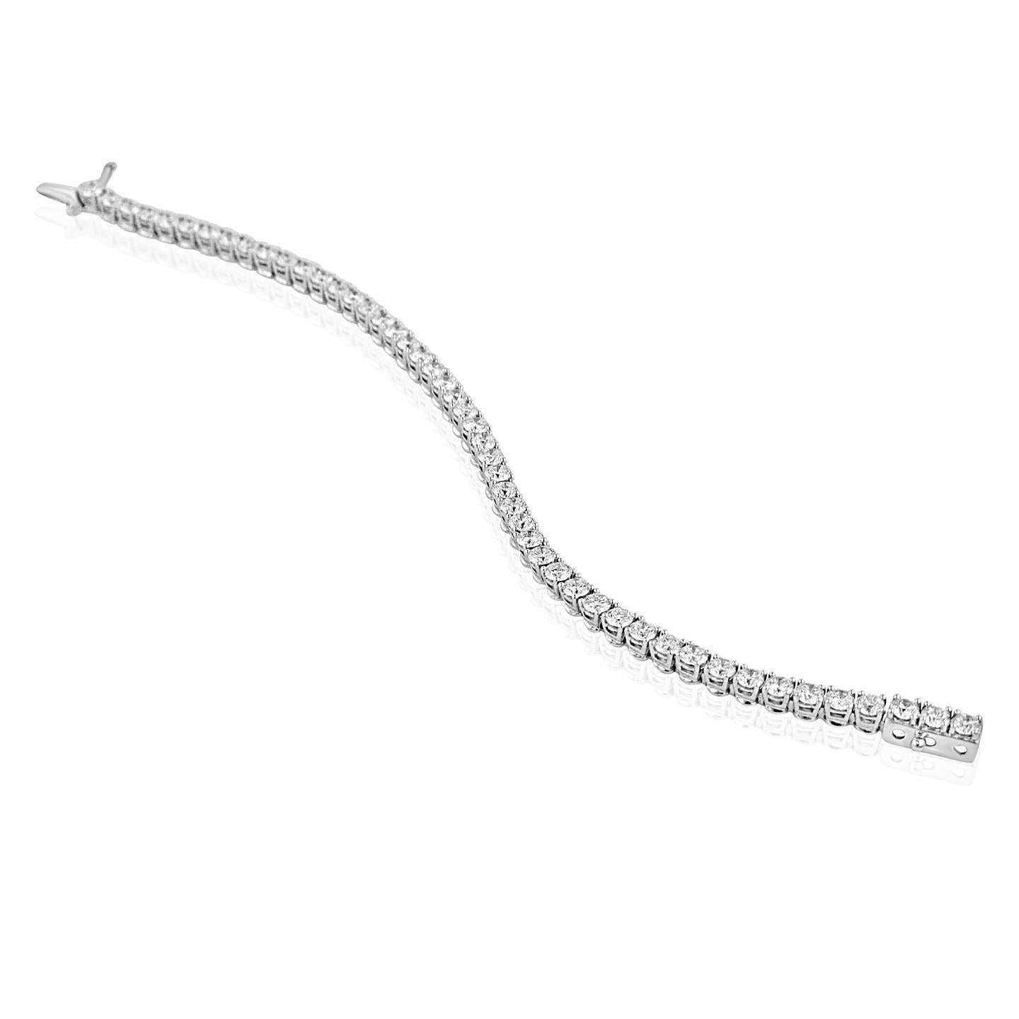 Natürlicher Edler Diamant Tennis-Armband – Hauptansicht
