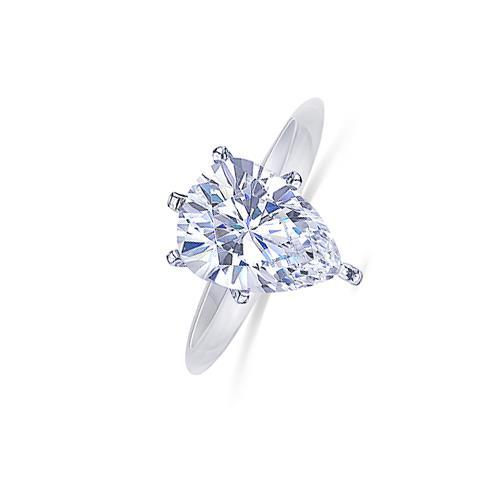 1.5 Karat Birnen-Echte Diamantring