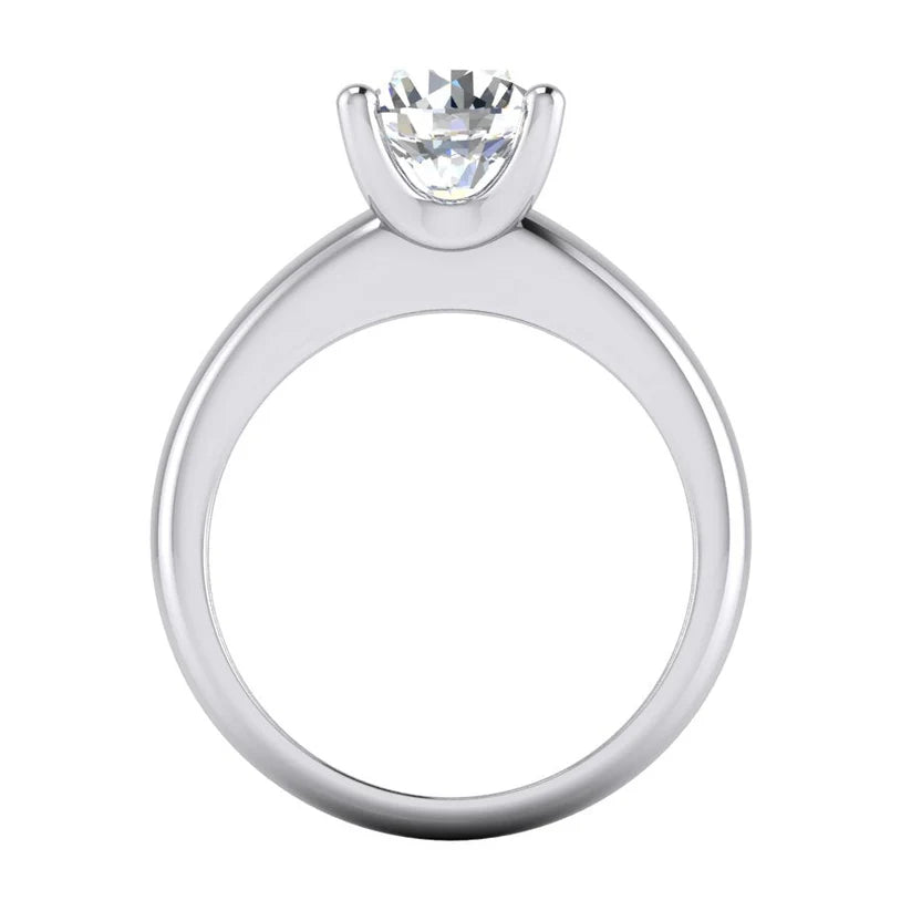 2 Karat Echte Solitär Verlobungsring