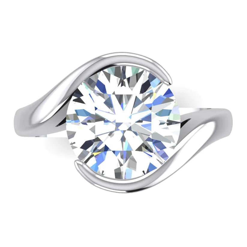 5 Karat Echte Damenring Offene