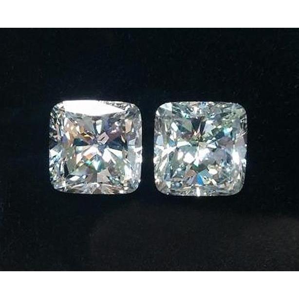 Funkelndes Paar loser Diamanten im Kissenschliff, 2,02 Karat