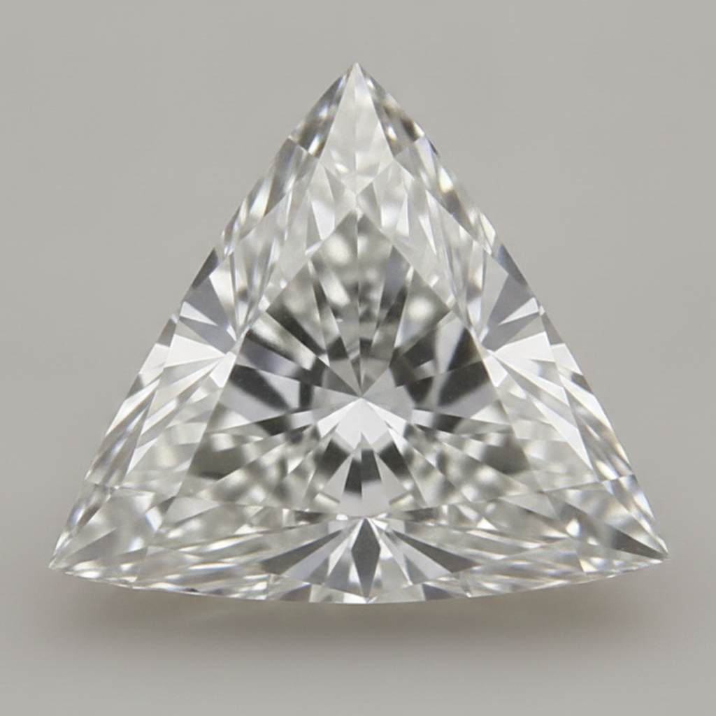 Funkelnder Trillion-Schliff loser Diamant G VS1 5 Karat aus der Erde gewonnen Natur