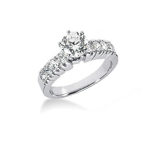 Diamanten-Verlobungsring-Set Echt echt 3,50 cts.
