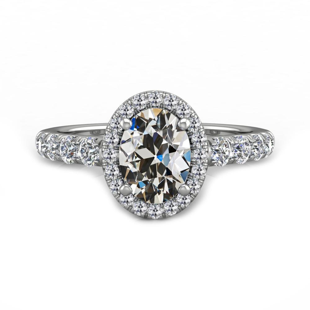 14K Gold Rund & Oval Alter Bergmann Echt Diamant Jubiläumsring 6,50 Karat - harrychadent.ch