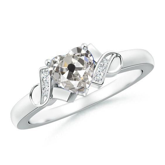 Herz Natürlich Diamant Jubiläumsring alter Bergmann Damenschmuck 2.50 Karat - harrychadent.ch