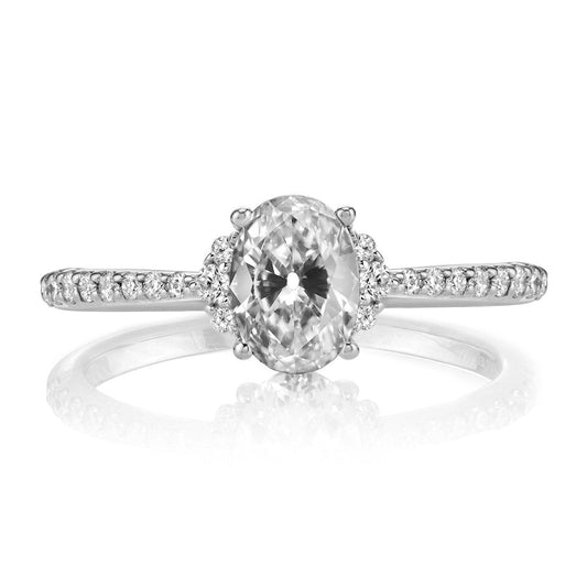 Oval Alter Bergmann Echt Diamant Ehering Weißgold 5 Karat Schmuck - harrychadent.ch