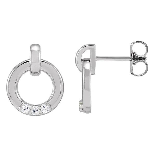 Runde Natürlich Diamant-Ohrringe 3 Karat Alter Bergmann Schmuck2