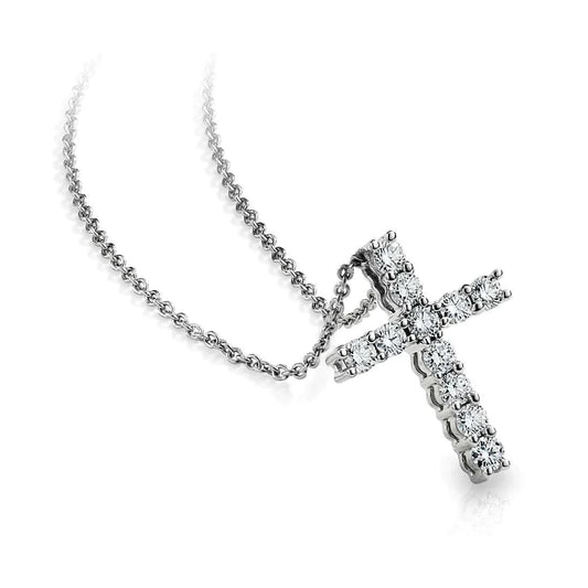 Diamant-Kreuz-Halskette