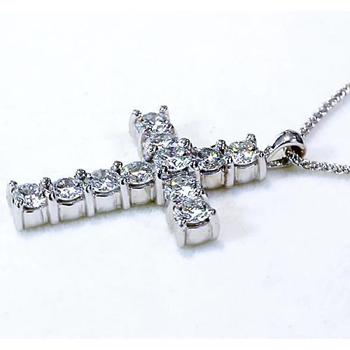Diamantkreuz Anhänger 3 Karat - harrychadent.ch