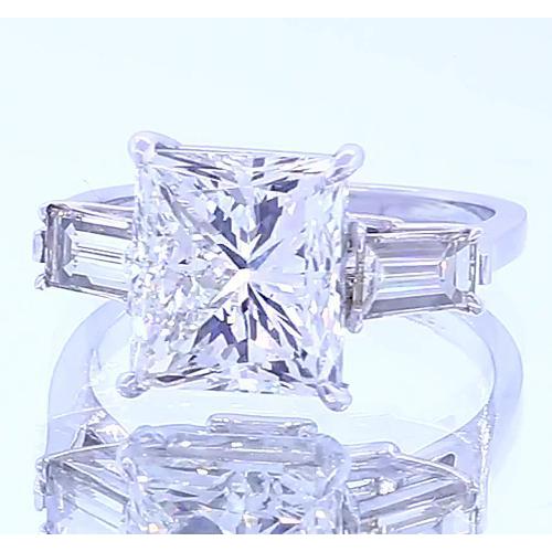 3 Stein Verlobungsring Princess Cut Diamant 3 Karat Schmuck - harrychadent.ch