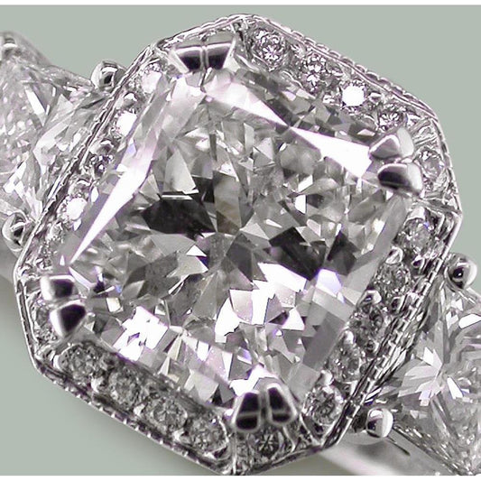 6 Karat strahlender Diamantring
