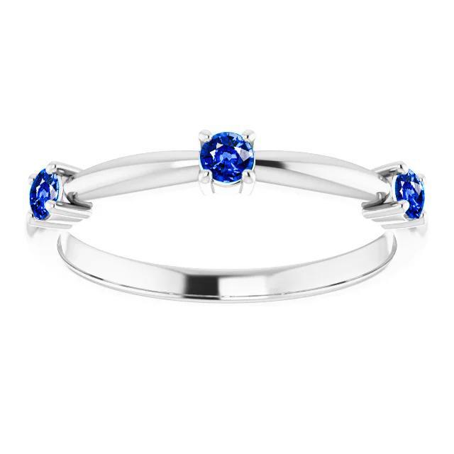 3 Steine Ring Jubiläum 0.90 Karat Ceylon Saphir Schmuck Neu - harrychadent.ch