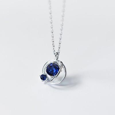 echter round diamant 9.50Karat anhänger Draufsicht